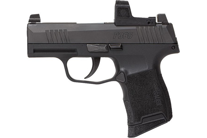 Sig Sauer 365380BSSRXZE P365 3.1" Night Sight 10-SH w/ROMEOZERO