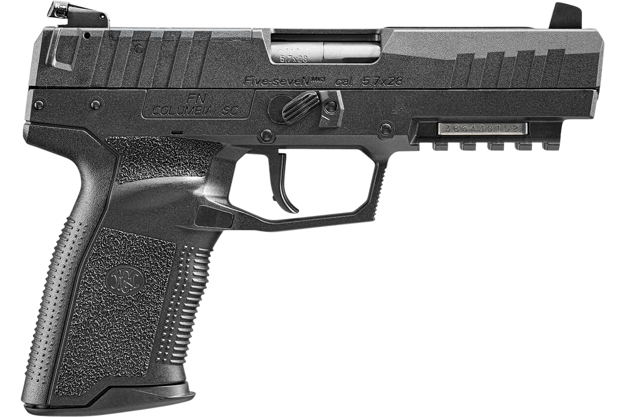 FN 66101274 Five-seveN MRD 5.7x28mm 4.80" Barrel 20+1 , Matte Black , Adjustable Sights , Optics Ready