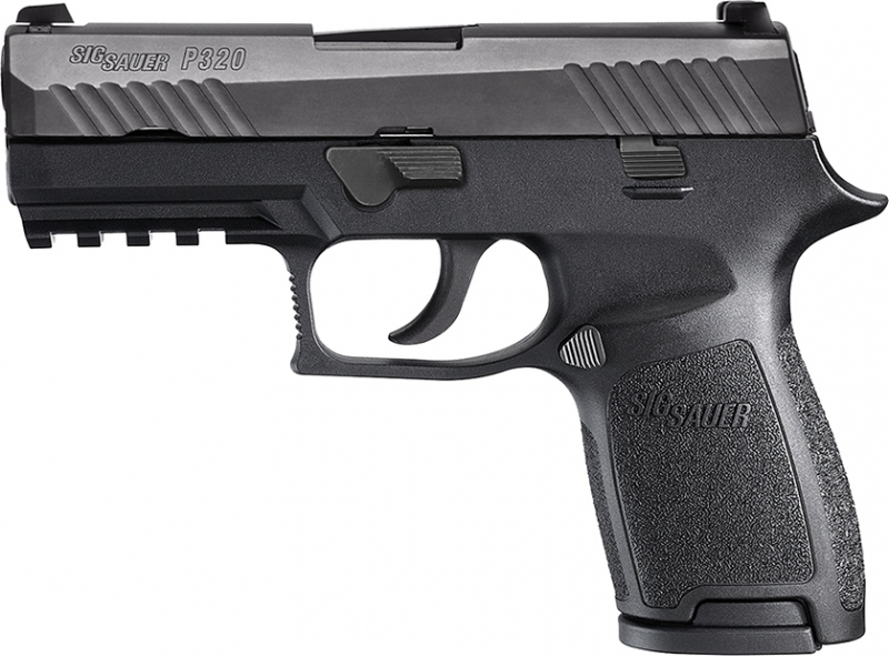 Sig Sauer 320C9BSSMSMA P320 Compact *MA Compliant* Double 9mm Luger 3.9" 10+1 Black Polymer Grip Black