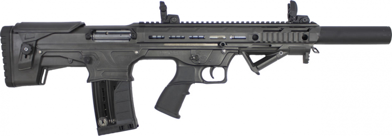 Panzer Arms BP-12 Semi Auto Bullpup Style 12GA Shotgun, 3" Chambers, W / Flip Up Detachable Sights - PWBP12BPR
