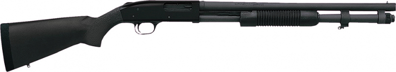 Mossberg 51660 590A1 Pump 12GA 20" 3" 8+1 Black Synthetic Stock Parkerized