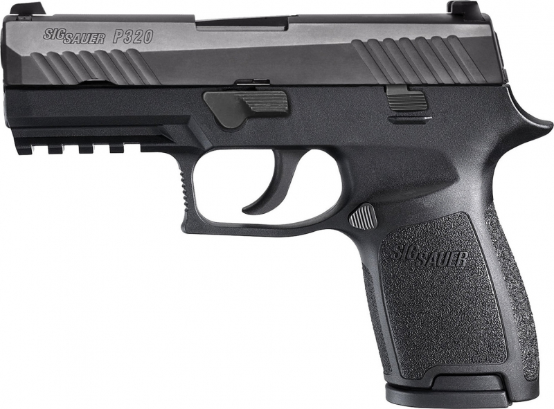 Sig Sauer 320F9B P320 Full Size Double 9mm Luger 4.7" 17+1 CS Black Polymer Grip/Frame Grip Black Nitron Stainless Steel