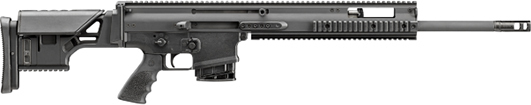 FN 381005442 Scar 20s NRCH 20" 10+1 Black Anodized Rec Black Fixed with Adjustable Comb & Cheek Piece Stock Black Hogue Rubber Grip Right Hand