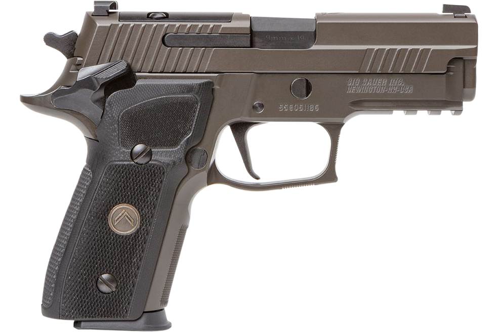 Sig Sauer 229R9LEGIONSAOR2 P229 Compact Legion SAO 3.90" 10+1, Legion Gray Cerakote, Picatinny Rail/Beavertail Frame, Romeo 1 Cut Slide, Black G10 Grip