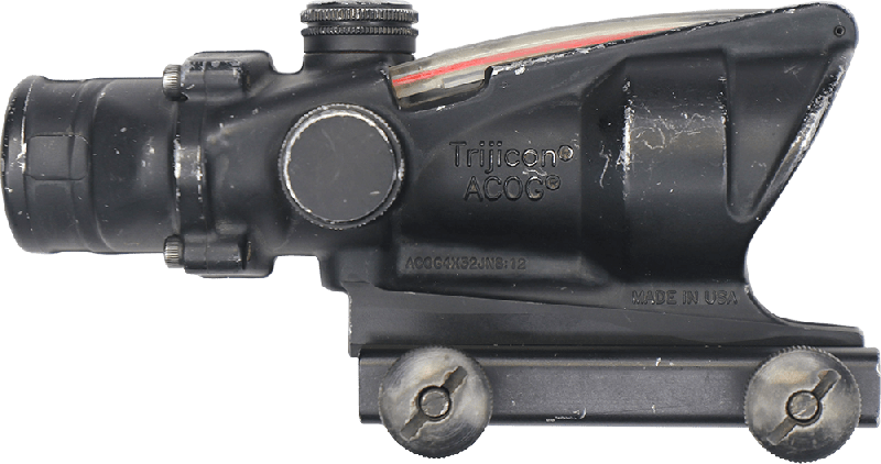 Trijicon ACOG RCO 4X32 Rifle Scope - Red Tritium Chevron Reticle - Military Surplus - Various Condition Codes