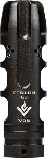 Aero Precision VG6 Epsilon 65 Muzzle Brake 2.84"L 5/8x24 tpi 17-4 Stainless Steel Black Nitride - APVG100033A