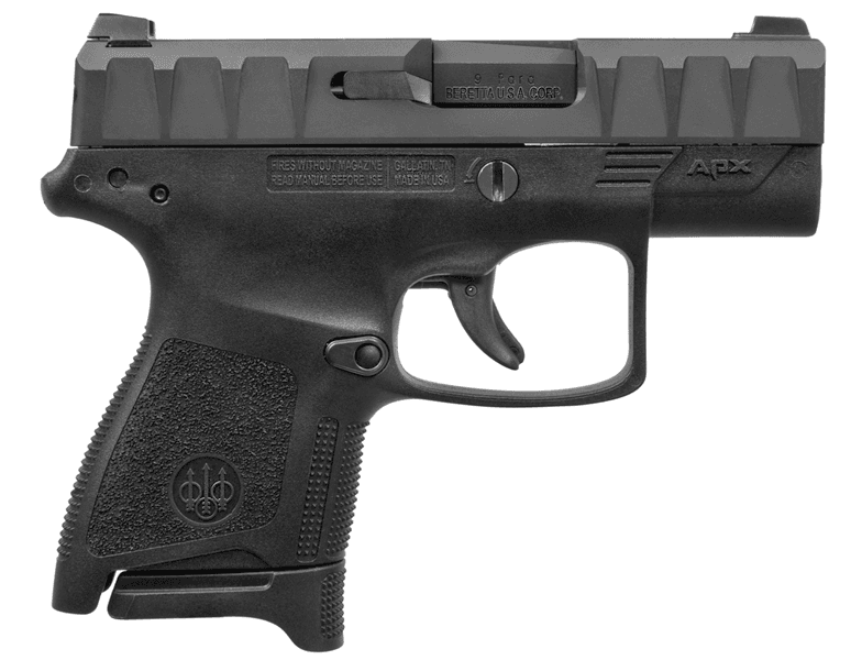 Beretta APX Carry Semi-Auto Pistol 9mm 3.07" Barrel Black Frame/Slide - LE Edition - Includes (2) 6rd (1) 8rd Magazines - JAXN922