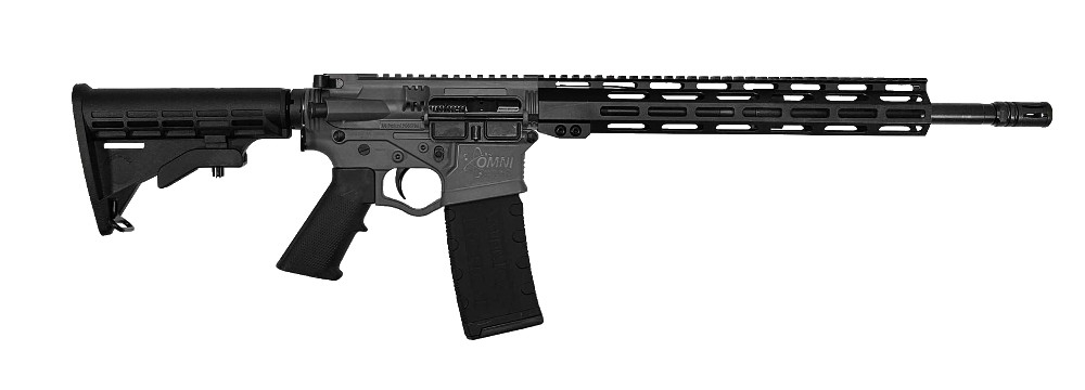American Tactical Omni Hybrid Maxx 5.56 Nato,Semi-Auto AR-15 Style Rifle ,16" BBl, 13" M-LOK Handguard, 1-30 Rd Mag - Sniper Grey - ATIGOMX556ML13SG