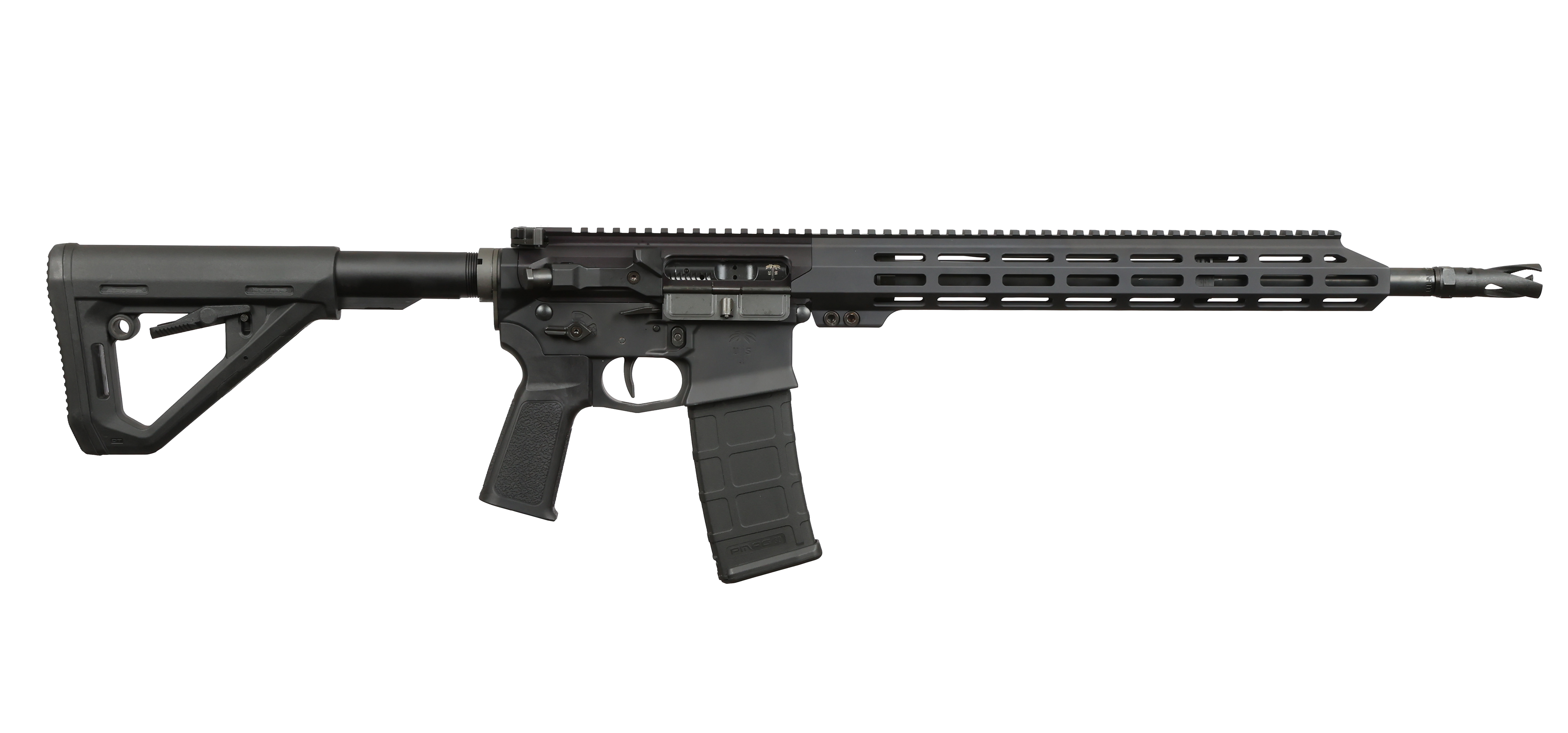 US Palm Storm CAT4, Semi Auto AR-15 Rifle, 16" Cold Hammer Forged Barrel, US Palm Grip, Magpul Stock, Hiperfire Trigger, Mono-Loc MLOK Handguard