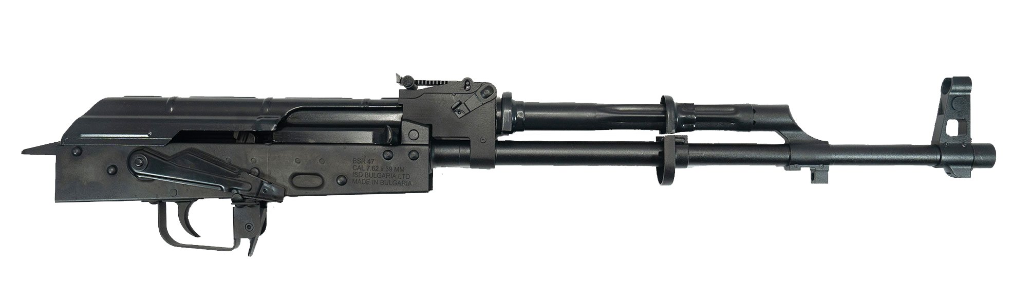 Red Star Ordnance BSR47, Bulgarian AK-47/AKM Rifle, 7.62x39, 1mm Stamped Receiver, 16.3" Hammer Forged Barrel, Blued, NO FURNITURE/NO MAG - READY TO BUILD