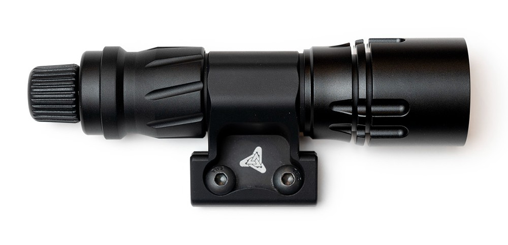 Valhalla Tactical Baldr Micro SOL + ODA Weapon Light Mount/Switch Combo with Dual-Fuel LED Head - VTX-SOLDF1-MC-BK