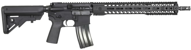 Radical Firearms AR-15 Rifle 5.56 Nato,1:7 Twist, 16" SOCOM Black Melonite Barrel, B5 Bravo Butt Stock, MHR Free Float MLOK Rail- BFR16-5.56SOC-15MHR