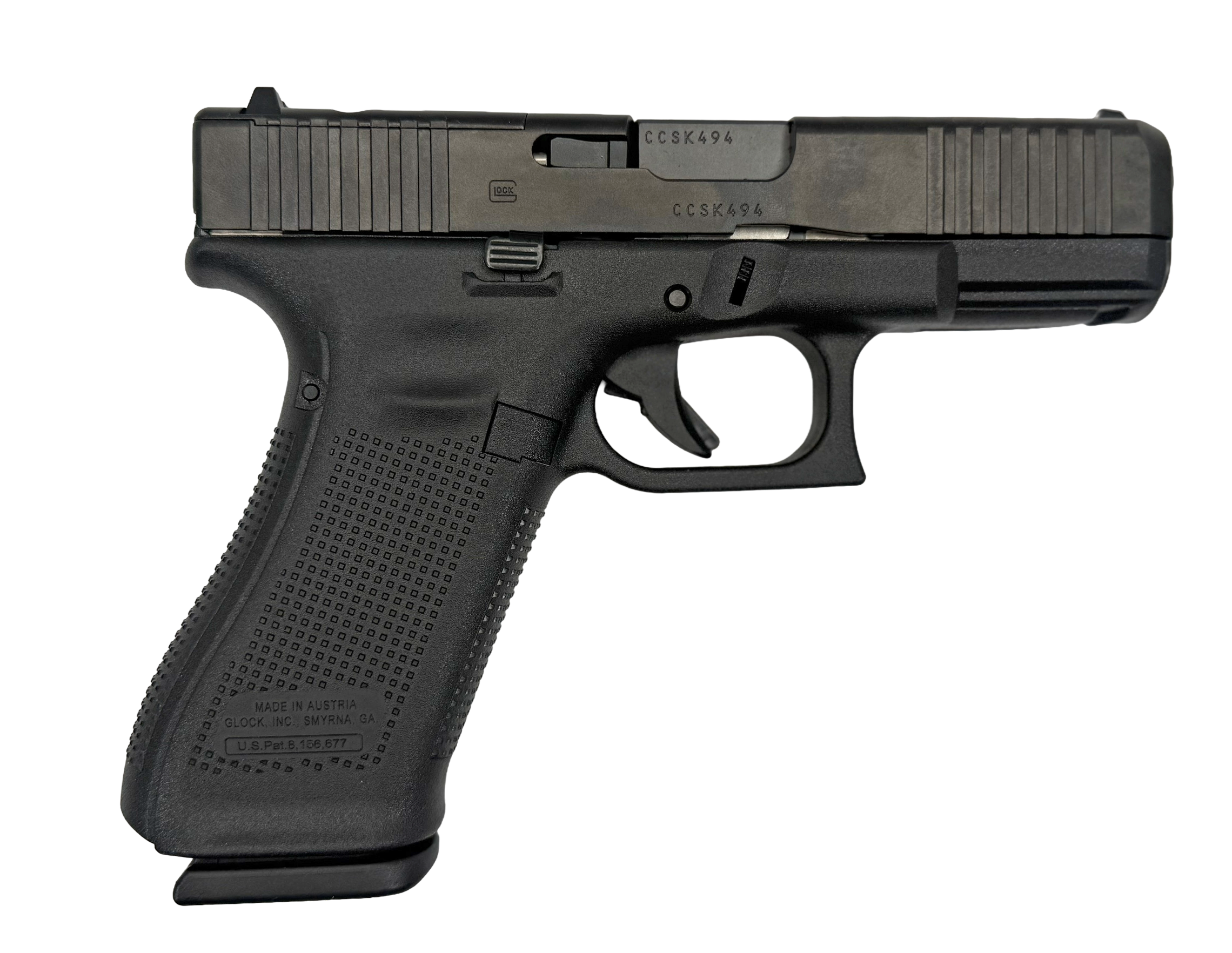 Glock 45 Gen 5 MOS, Semi-Automatic 9x19mm Pistol, W / (1) 17 Round Mag, Law Enforcement Trade In, Good Condition, MOS3 Deltapoint Pro Footprint Direct Cut