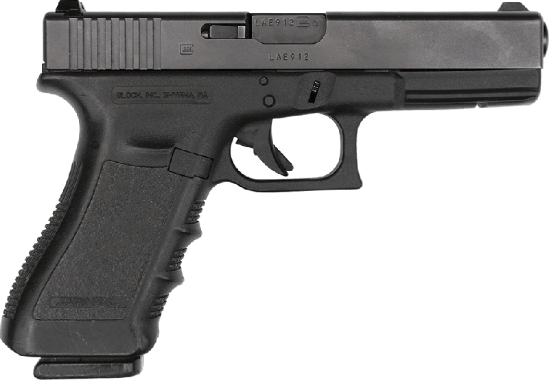 Glock 17 Gen 3 Semi-Auto Pistol 9mm 4.49" Barrel 17rd - Used Law Enforcement Trade-In - Surplus Good/Very Good Condition