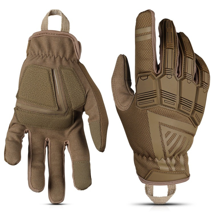 Glove Station Impulse Guard TPR Impact Resistant Tactical Gloves - Tan - XX Large - GS-TKG126-2XL-TAN