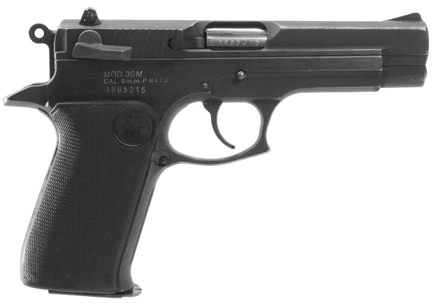 Star Model 30M, 9mm Semi-Auto Pistol, Blued, 4.25" Barrel, 2-15 Round Magazines, Traditional Double Action, Surplus, Very Good Condition - HG1640