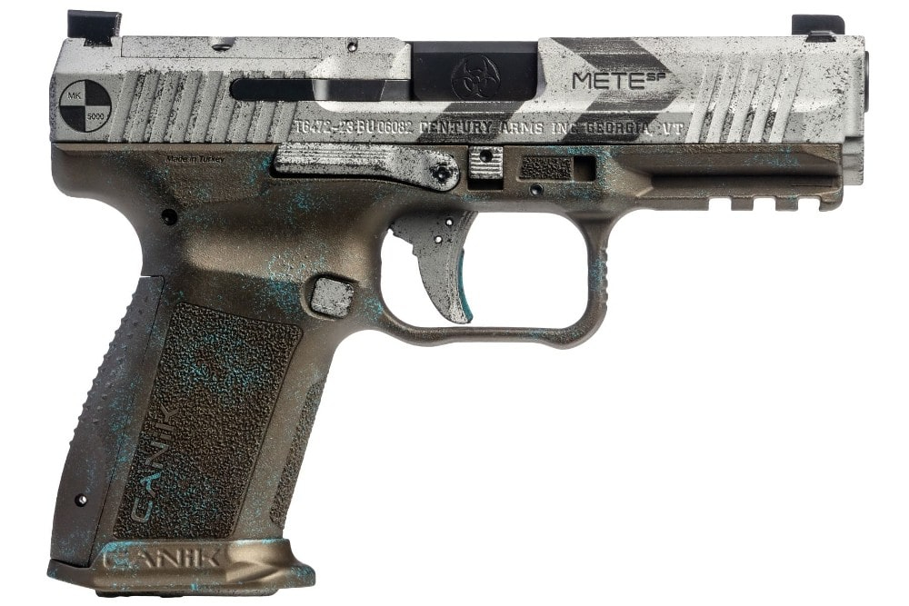 Canik Signature Series Mete SF Apocalypse Semi-Automatic 9x19mm Optic Ready Pistol, 4.19" Barrel, (2) 15 Round Mags, Lighter, & Knife - HG5637AP-N
