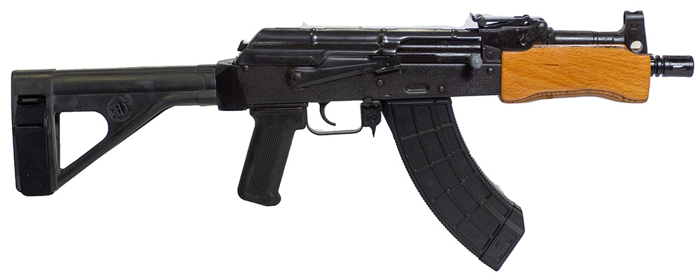 Century Arms Mini Draco 7.62x39 7.75" Barrel 30rd Semi-Auto Pistol W/ SB Tactical SOB47 Stabilizing Brace