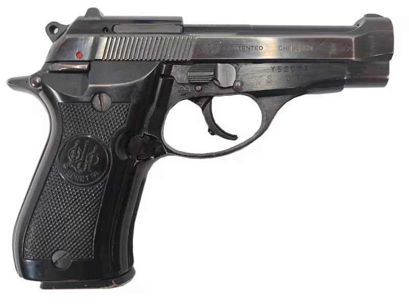 Beretta 84BB Pistol Used, Semi-Auto, .380 ACP, 3.81" Bbl, Ambi-Safety, DA/SA Trigger, 12+1 Capacity, Beretta Grips, Surplus Good / Very Good Condition