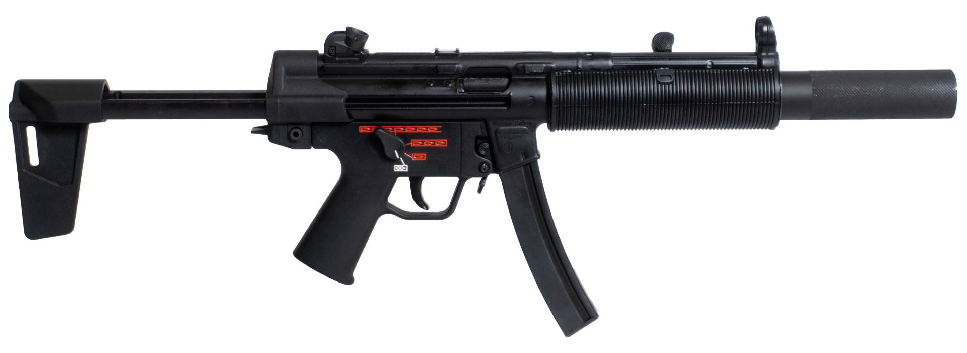 Century Arms HG7886MB-N AP5-SD 9mm 5.75" Barrel 30rd Semi-Auto Pistol w/ Magpul MP BSL Brace, Faux Suppressor