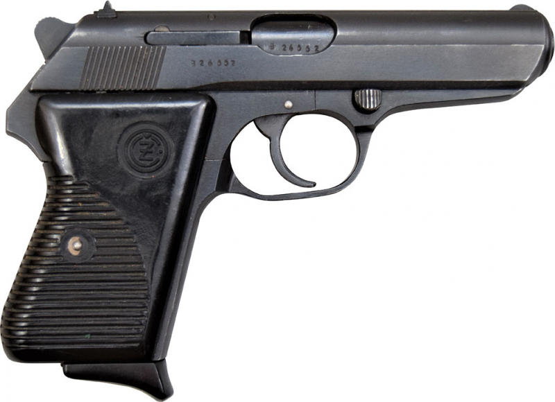 CZ-50 .32 ACP Pistol, Semi-Auto, 8 Round Mag, Surplus - Military Designation Vz-50, Made in Czechoslovakia. C & R Eligible - Surplus Good Condition