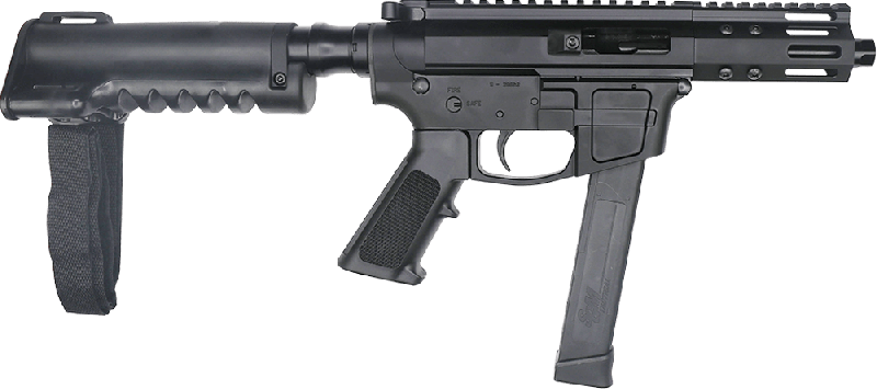 Foxtrot Mike FM-9 Semi-Automatic AR-15 Pistol 9mm 5" Threaded Barrel - 7920-9MM-5 W / Free Sylvan Pistol Brace.