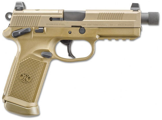FN FNX-45 Tactical .45 ACP Pistol - Flat Dark Earth DA/SA Action - 15rd - 66968