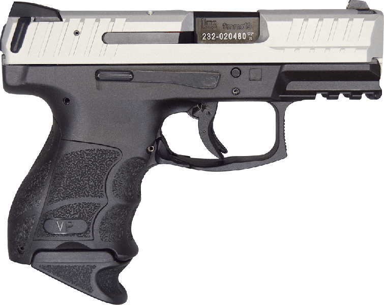 Heckler & Koch VP9SK Sub Compact 10 Rd 9mm 3.4" Barrel Stainless Steel Cerakote Slide - 81000193