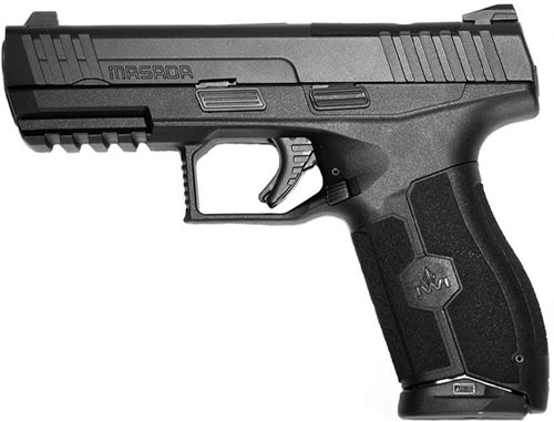 IWI M9ORP17 Masada 9mm Pistol, Semi-Auto, 17 Round, 4.1" BBL - Black