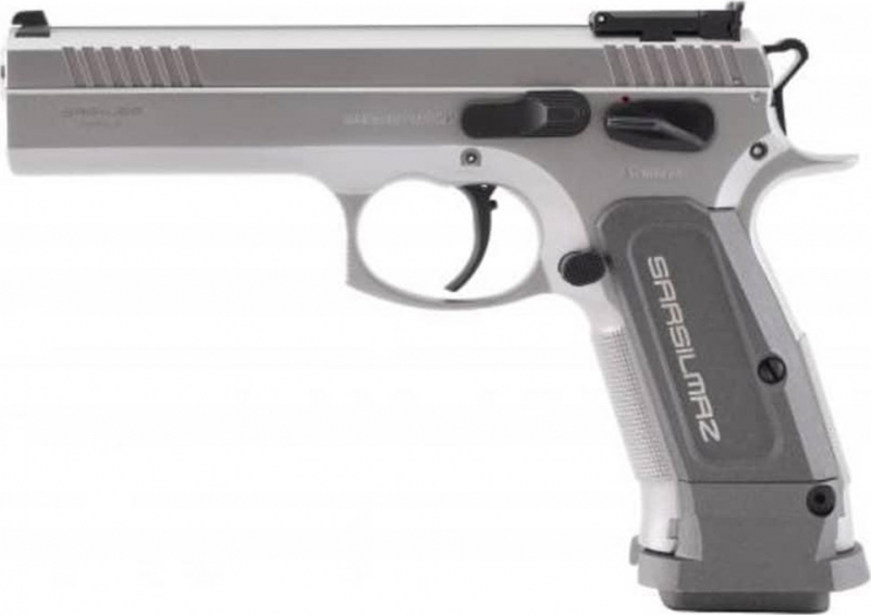 SAR USA K-12 Sport Semi-Automatic SAO Forged Stainless Steel Pistol 4.7" Barrel 9mm 17rd - K12STSP