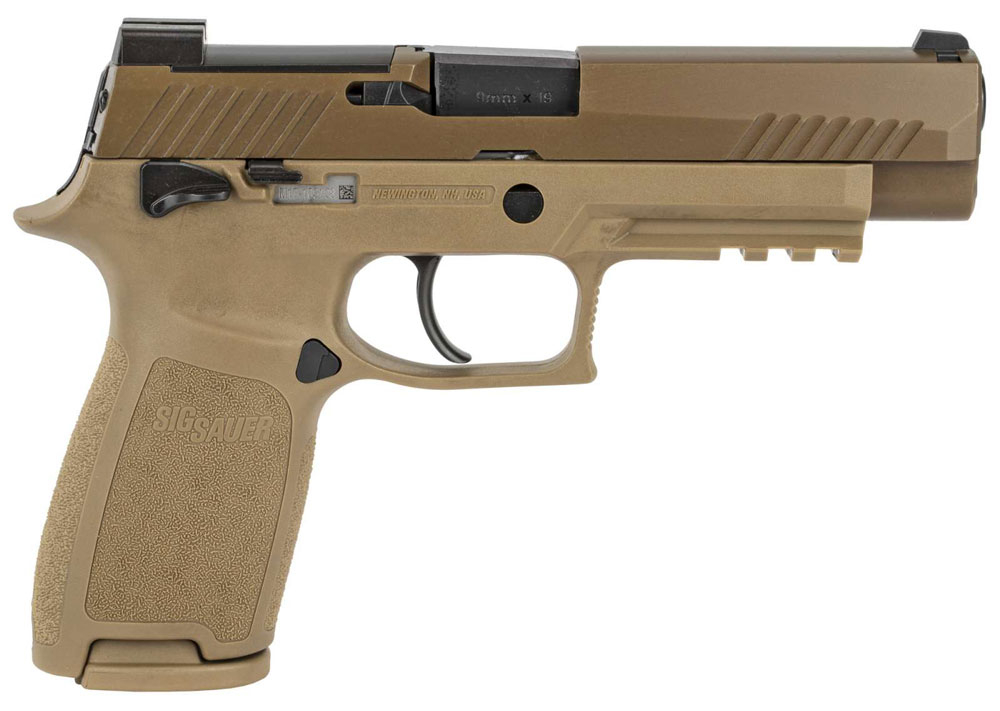 Sig P320-M17 9MM Semi-Auto Pistol, 4.7" Barrel, Manual Safety, Night Sight Plate, 2- 17rd Mags