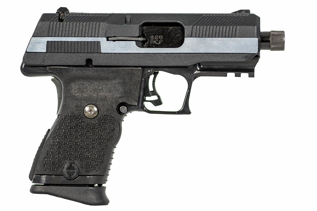 Hi-Point YC380 Semi-Automatic .380 ACP Pistol, 3.93" Threaded Barrel, 10+1 Capacity, Picatinny Rail, YC9 Style Slide with Serrations - YC380CF