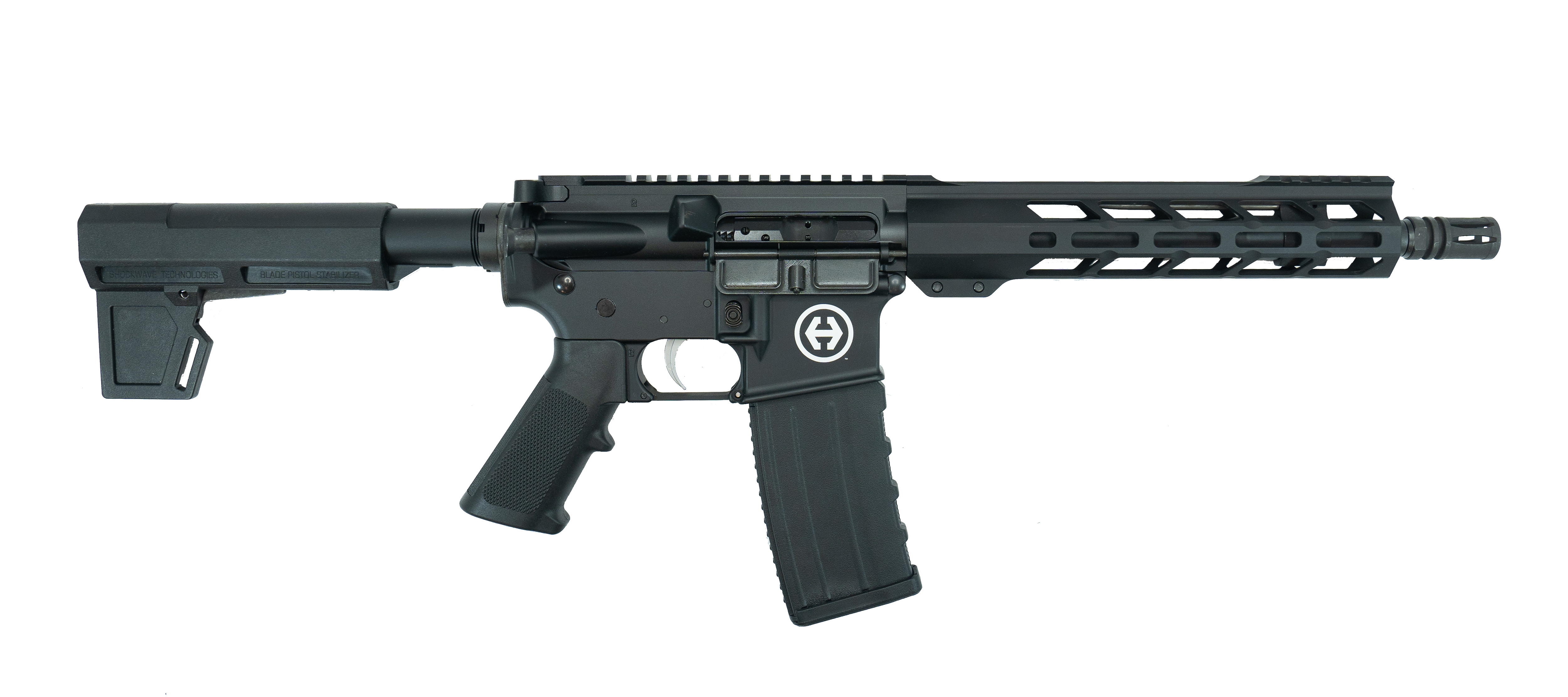 Hi-Point Firearms HP-15, Semi-Automatic AR-15 Pistol, 5.56 NATO, 10.5" Barrel, w/ Blade Brace, Black - HP15P-556
