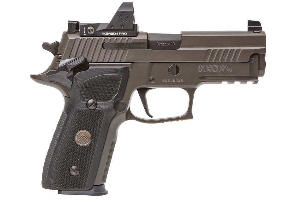 Sig Sauer 229R9LEGIONSAORXP P229 Compact Legion RX 9mm Luger, SAO Semi-Auto Pistol, 3.90" Bbl, 10+1 Legion Gray Cerakote, Elite Black G10 Grip