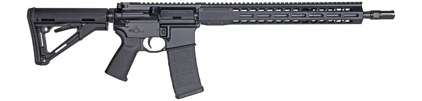 Barrett 19726 REC 7 AR-15 Rifle, 5.56 NATO, 16" CHF Chrome-Lined Barrel, Mid-Length Gas, 15" MLok Handguard, ALG Trigger, Magpul MOE Stock, 30rd Magazine
