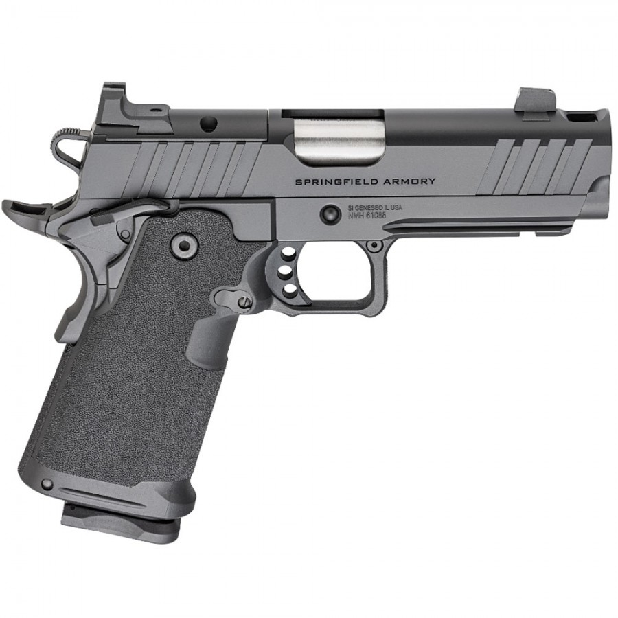 Springfield PH9117AOS-COMP Prodigy Comp 1911 9mm Pistol, Optic Ready, 4.25 Match SS Barrel, 1-17 + 1- 20 Rd Mag, Ambi Safety, Compensated, Fiber Optic Sight