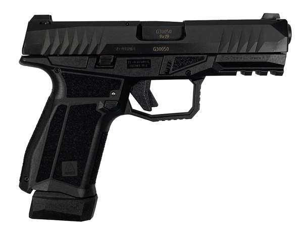 Arex Delta M Gen 2, 9mm Semi Automatic Pistol, Striker Fired, 15rd and 17rd Magazines, 4" Barrel, Black Polymer Compact Frame 602381