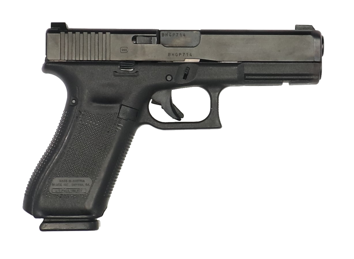 Glock 17 Gen 5 Semi-Auto Pistol 9mm, 4.49" Barrel, 17rd Capacity, Law Enforcement Trade-Ins, Good to Very Good Condition