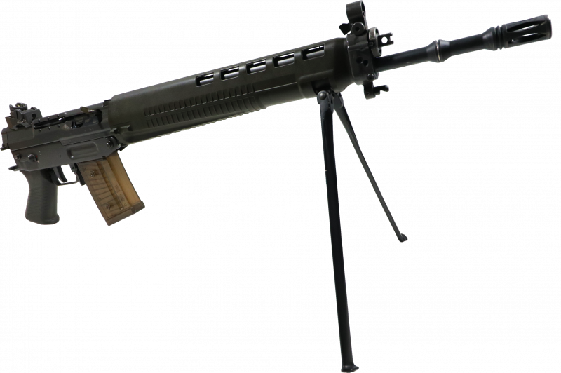 SIG - PE90P - Semi-Automatic Pistol - 20.8" Barrel - 5.56x45mm - 20 Round Magazine - Integral Bipod - Diopter Rear Sight - SG 550 Style Pistol - PE90P