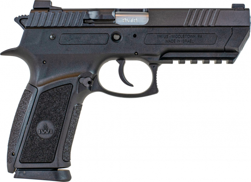 IWI Jericho 941 Semi-Auto Pistol - ENH,  4.4" Barrel, 9mm  (2) 16 Round Mags, Black Finish. - J941PL9II