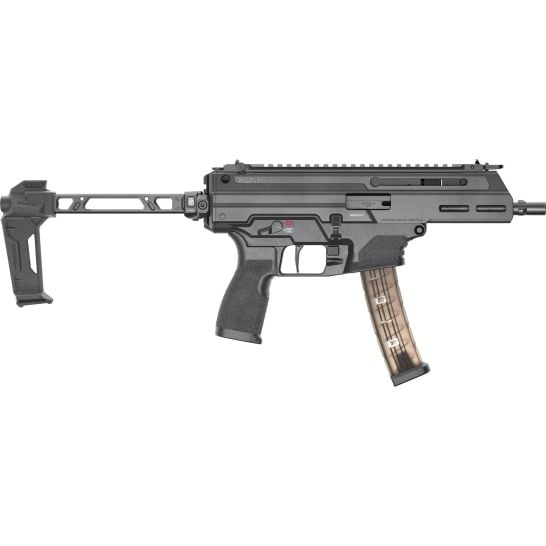 Springfield Armory Kuna 9mm Semi-Auto Pistol, Roller Delayed Blowback, w/ Strike Industries Brace, Flip Up Sights, (2) 30rd Mags, Tri-Lug Attachment- KN9069BTL-FSA