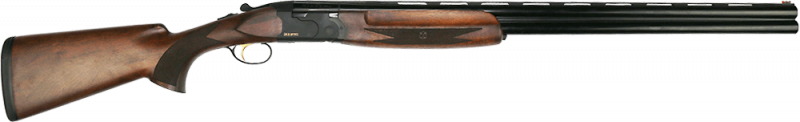 ATA Arms Game Black 12GA 3" Over/Under Shotgun 30" Barrel High Gloss Finish Turkish Walnut Stock - 04546-G1230-BLK