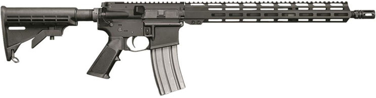 Del-Ton Inc RFTML16-M2 Sierra 316L 5.56 NATO AR-15 Rifle, 16" BBL, 15" M-Lok Rail,  30 Rd Mag, 1 In 9 Twist, M-4 Stock,  Black Hard Coat Anodized