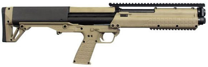 Kel-Tec KSGTAN KSG  Tan 12 Gauge 18.50" 3" 14+1 Tan Rec/Barrel Tan Polymer Fixed Stock & Grip