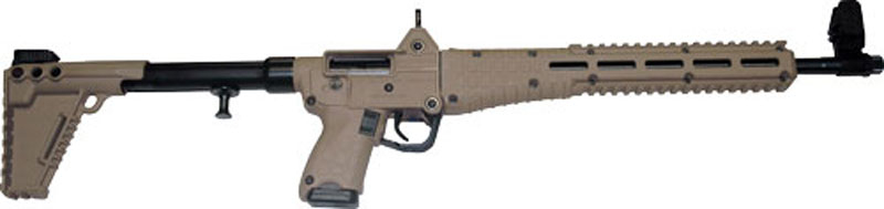 Kel-Tec SUB-2000 G2 Rifle, .40 S&W, Tan, 16.25" Barrel, Accepts Glock 22 Magazines