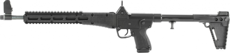 Kel-Tec SUB2K9GLK19BBLKHC Sub-2000 9mm Luger 16.25" 15+1, Black, Folding Rec, Glock Mag Compatible