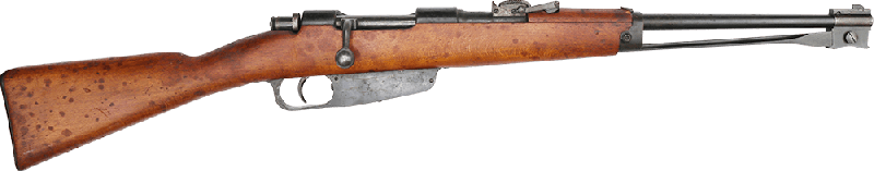 Italian M91 Carcano Cavalry Carbine - 17.5" Barrel 6.5 Carcano 6 Rd Capacity- NRA Surplus Good to Very Good Cracked Stock Condition - C&R Eligible.