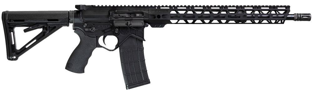 U.S. Arms M4 UTAW 5.56 NATO 16" Barrel, 15" Handguard, Standard Mil-Spec Trigger, Standard A2 Flash Hider , Black Anodized - R556-16-103BK-06