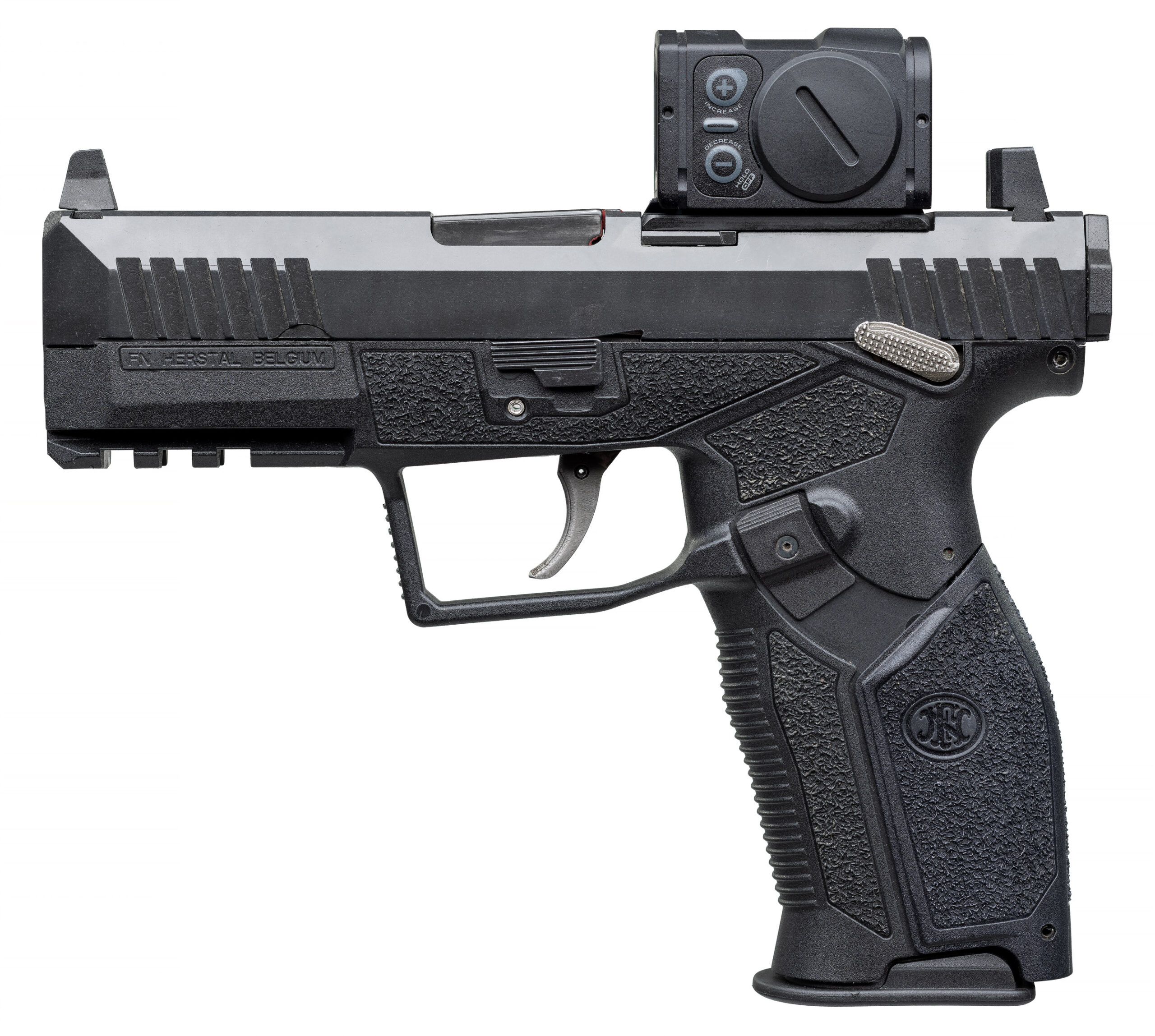 FN HiPer MRD 9mm 3.94" Barrel 15rd Semi-Auto Pistol W/ Ambi Mag Release & Slide Release, Black - Optics Ready