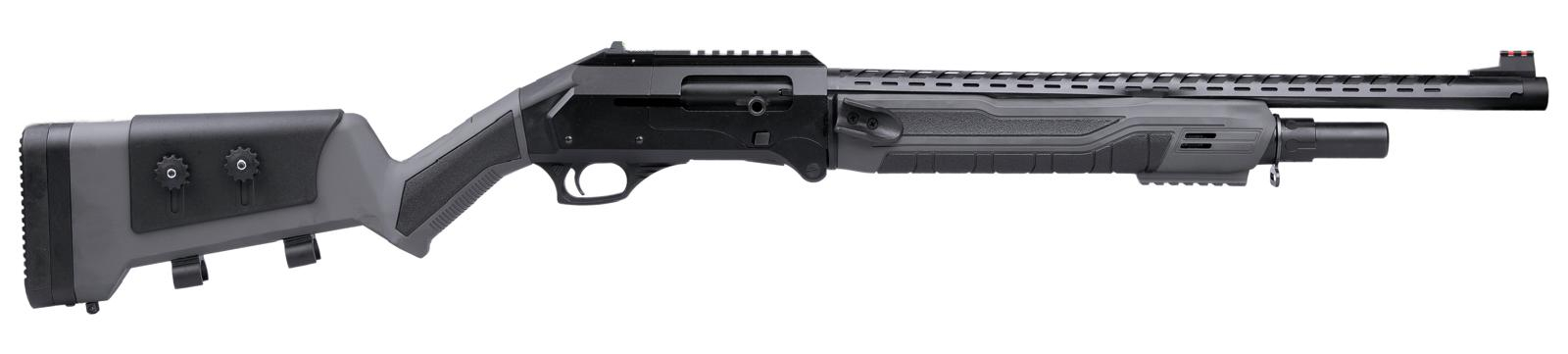 Panzer Arms FS1 PRO, Folding Semi-Auto Shotgun,18.5" Barrel, 12 Gauge, 3" Chamber, 4+1 Capacity, Mobil Chokes, Grey Polymer Furniture w/ Heat Shield, Match Saver